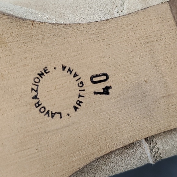 Sundance Leather Suede Western Ankle Boots EU 40 US 9-9.5 - Picture 5 of 13